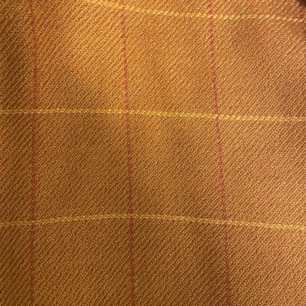 Vintage BURBERRYS of London Woman Size 12 Blazer‎ 90s Wool Leather Button Plaid